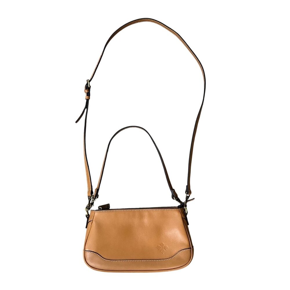 Patricia Nash Purse Leather Crossbody Bag Wallet Set Hazelnut Tan Handbag - Picture 2 of 16